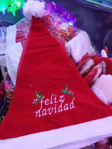 D_772883-MCO28806909456_112018-O.jpg Gorro Navidad Papá Noel Decoración Navidad
