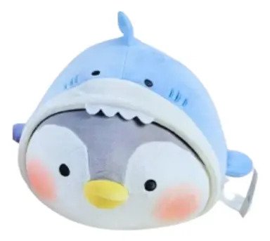 Peluche Pinguino Masmelo 30cm | Suave, Adorable Y Perfecto Blanco
