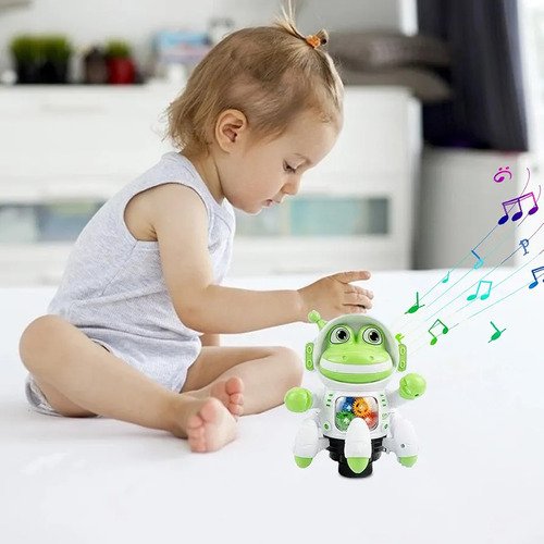 Juguete Cocodrilo Astronauta Con Luz Y Sonido