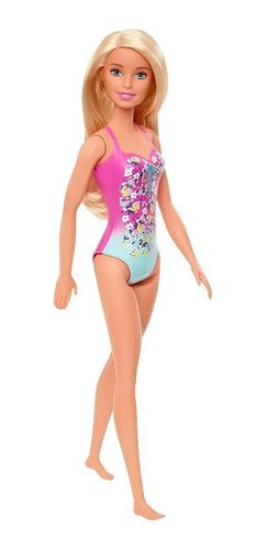 Muñeca Barbie Traje Baño Siempre Vestida Vestido Una Pieza