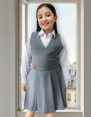 Camisa Cuello Corbata Blanca Colegio Niños Uniforme Nacional