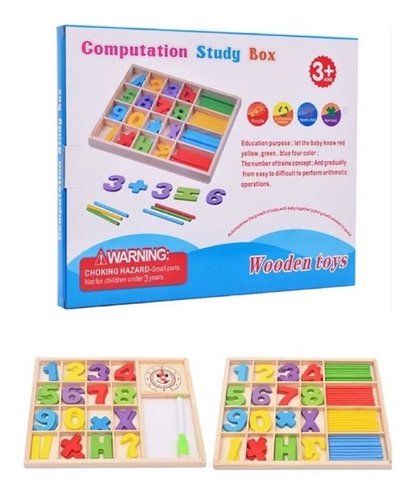 D_782505-MCO53010962619_122022-O.jpg Juego Madera Montessori Matemáticas Calculadora Ábaco Varios