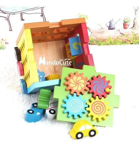 Cubo Actividades Multifuncional Montessori Juguetes Didactic