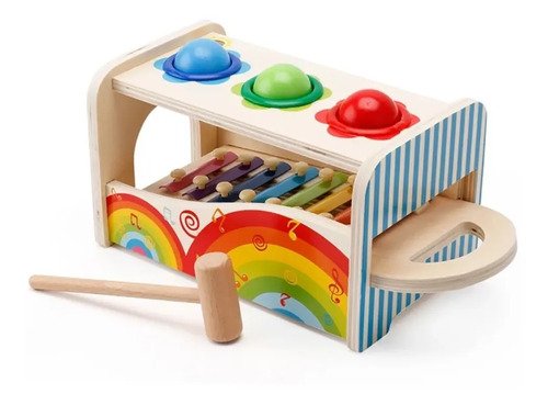 Juguete Didáctico Xilófono Madera Montessori Juego