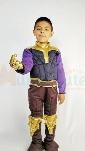 D_784796-MCO32203735564_092019-O.jpg Disfraz Thanos Niño Acolchado Talla 6 Y 8