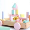 D_784883-MCO45541298434_042021-O.jpg Set De Bloques Madera Carrito Arrastre Juguetes Didácticos