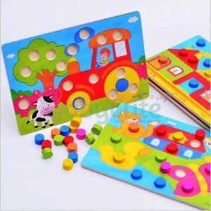 D_784969-MCO42369038335_062020-O.jpg 3 Tablas Colores Montessori + 3 Rompecabezas Bebés Juguetes Madera
