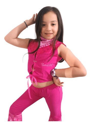 Disfraz Barbie Niña Barbie Oeste Disfraces Vaquera Fucsia 6