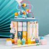 Cubo Multifuncional Montessori Juguetes Didácticos Madera