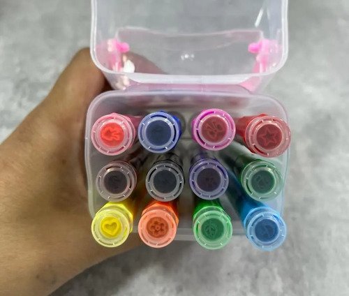 Plumones Para Niños Con Sellos Marcadores Divertidos