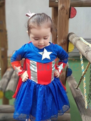 D_788911-MCO32401649263_102019-O.jpg Disfraz Niña Super Heroina Disfraces Capitan America Mujer