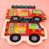 Combo De 3 Rompecabezas Madera 3d Montessori Animales