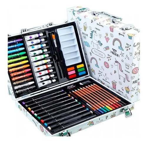 D_790947-MCO74111584366_012024-O.jpg Maletin De Arte En Movimiento: Kit Creativo De 53 Piezas