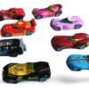 Kit Carros Portable Organizador Autos Metálicos Juguete Niño Azul Claro