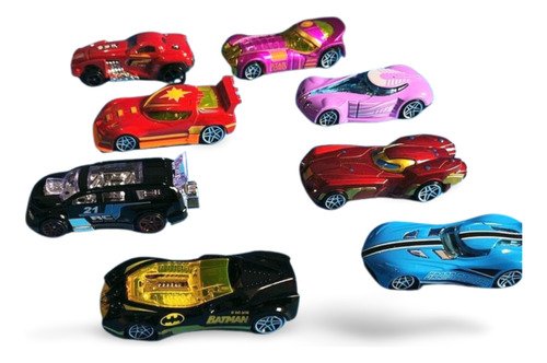 Kit Carros Portable Organizador Autos Metálicos Juguete Niño Azul Claro
