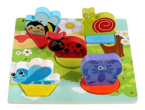 D_791671-MCO42132342700_062020-O.jpg Rompecabezas X2 En 3d Bebés Juguetes Montessori Madera
