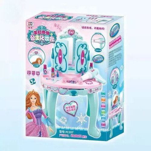 D_792567-MCO40096531699_122019-O.jpg Tocador Para Niñas Juego Belleza Alta Calidad Regalo Juguete