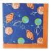 Set Fiesta Astronauta Espacio Kit Infantil  Niño Niña  Naranja