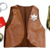 Kit Vaquero Completo - Chaleco, Pañoleta, Pistola Y Accesorios Incluidos Varios Unica