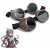 D_795014-MCO51685960538_092022-O.jpg Gafas Cosplay Steampunk Danganronpa Gafas Piloto Disfraz Marrón Oscuro Steampunk