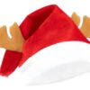 Gorro Navidad Estilo Reno X 6 Unids Accesorios Navideños Rojo