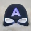 D_799660-MCO79065915783_092024-O.jpg Máscara Capitán América Con Luces Led Para Niños Azul Oscuro Capitán América