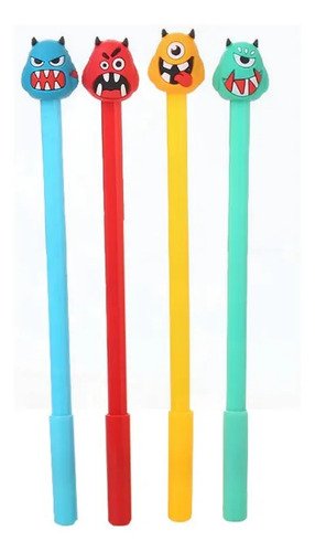 D_800440-MCO82334281182_022025-O.jpg Esferos En Gel Kawai X 20 Uds Varios Negro