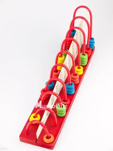 Ábaco Sencillo Aprendizaje Matemáticas Juguetes Montessori Varios