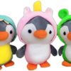 Peluche Pingüino 18cm - Tierno Y Compacto Gris