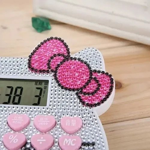 Calculadora De Lujo Hello Kitty Regalo Tierna Diamantes