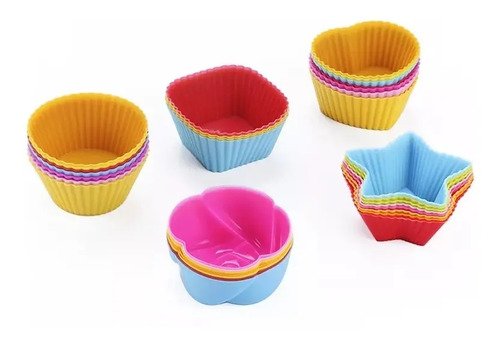D_803185-MCO51156678894_082022-O.jpg Moldes Cupcakes X6 Diseños Variados Moldes Reportería Naranja