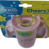 Vaso 360 Munchkin Bebés Antiderrame Pocillo Rosa De Orejas
