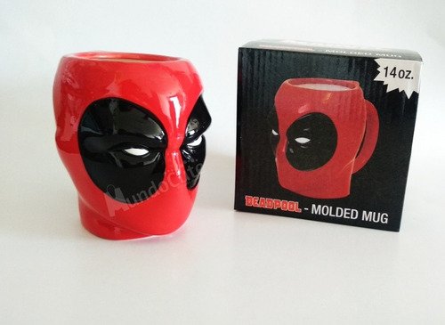 Mug Súper Héroes Avengers Deadpool Spiderman Ironman Vengado