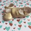 Zapatos Suaves Niña Beige Dorado Bebé Meses Babycute