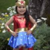 D_804592-MCO54973739984_042023-O.jpg Disfraz Mujer Maravilla Manga Corta Niña Disfraces Wonder Woman Difraz Niña