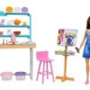 Muñeca Barbie Artista Set Estudio Relax & Create Estudio Art