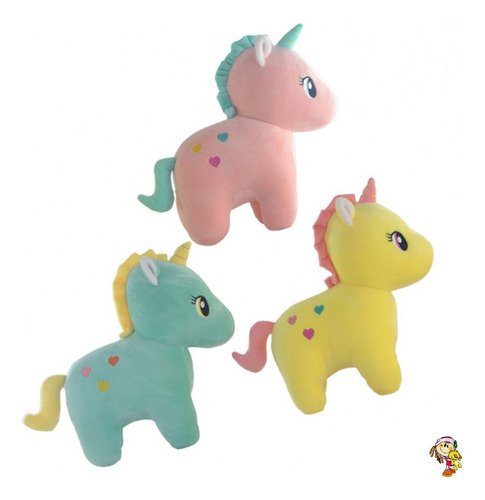 Peluche Unicornio 15cm - Tierno Y Adorable Rosa