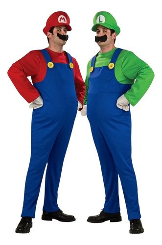D_805826-MCO79064440354_092024-O.jpg Disfraz Mario Bros Adulto Nintendo Disfraces Hombre Mundocut