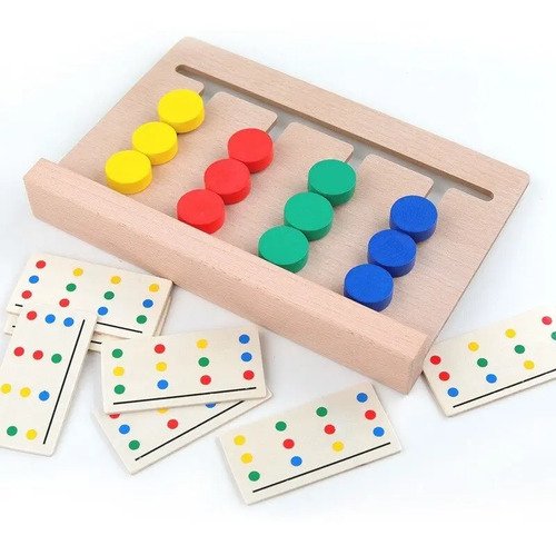 Juego Clasificación Colores Montessori Juguete Madera