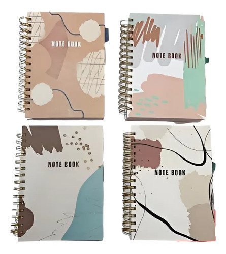 D_806360-MCO82083206997_012025-O.jpg Cuaderno Argollado 5 Materias Con Separadores Beige
