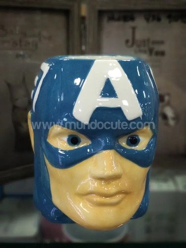 Mug Súper Héroes Avengers Deadpool Spiderman Ironman Vengado