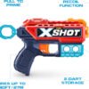 D_808138-MCO80531920932_112024-O.jpg Pistolas Xshot Combo2 Lanzadores, Alcance De 27m + 44 Dardos Azul Acero
