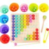 D_808641-MCO45540062519_042021-O.jpg Juguete Clasificación Conteo Pinzas Montessori Set Didáctico Varios