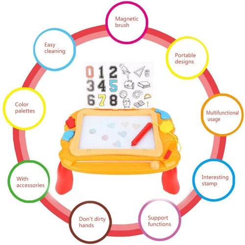D_809372-MCO44327450555_122020-O.jpg Mesa Didáctica Dibujo Juego Para Niños Juguetes Tablero