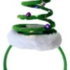 D_809459-MCO80491151228_112024-O.jpg Set De 2 Diademas Árbol De Navidad En Espiral Con Luz Verde