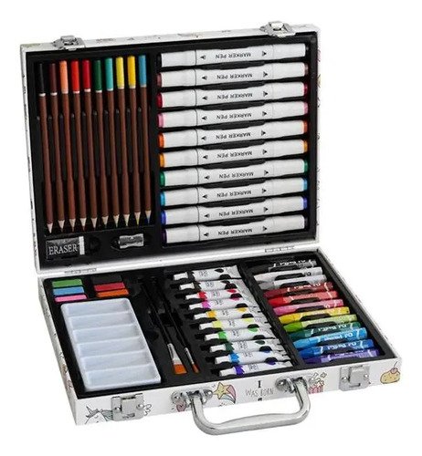 D_810123-MCO74221195255_012024-O.jpg Maletin De Arte En Movimiento: Kit Creativo De 53 Piezas