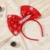 Diadema Navideñas Ho Ho Ho  Balaca Accesorios Navidad! Rojo