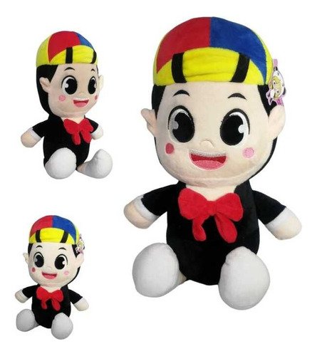 Peluche De Kiko 45cm - Personaje De El Chavo Del 8 Negro