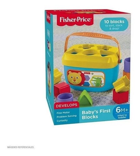 Caja Bloques Figuras Geometricas Bebés Fisher Price