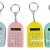 D_812881-MCO82618696249_022025-O.jpg Calculadora X 12 Unidades Llaveros Regalo Mini Figuras Azul Acero
